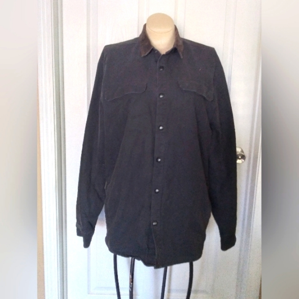 Volcom black canvas jacket